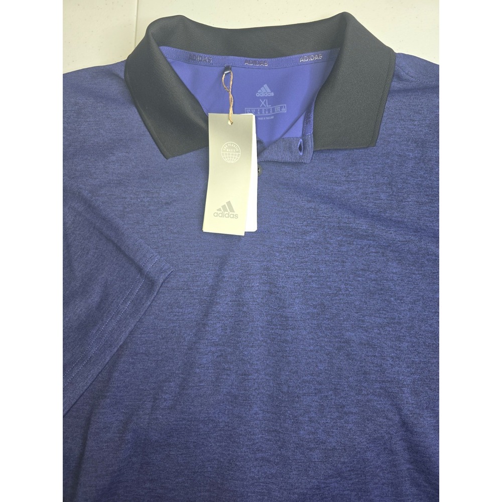 ADIDAS Men's XL Purple Short Sleeve‎ Golf Polo Shirt GO-TO NS POLO NWT -603